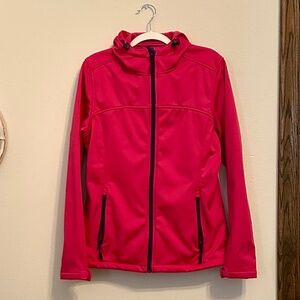 USHARE OUTDOOR Women’s Waterproof Hooded Jacket, Size Medium, EUC